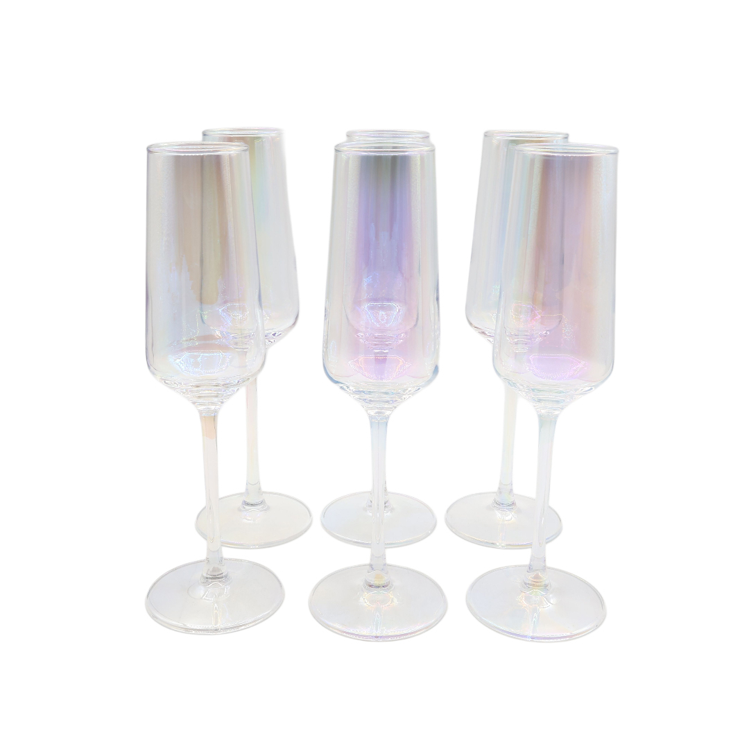 Set 6 pahare pentru șampanie M21-332, cameleon, sticlă, 230 ml - thumbs image 2