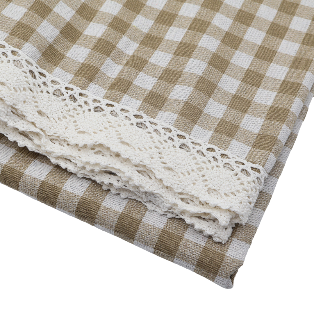 Față de masă în carouri M24-161, poliester, multicolor 150cm*180cm