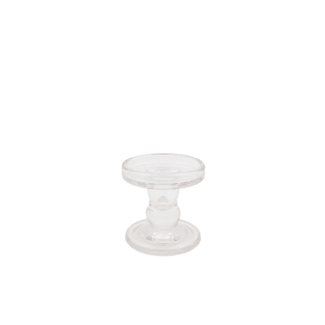 Suport pentru lumânare M26-172, sticlă, 8 x 8.5 cm