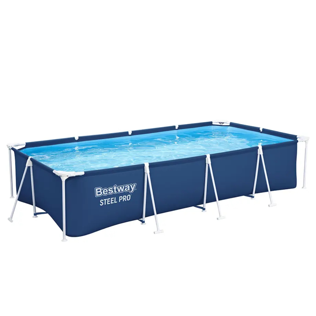 Piscină cu cadru metalic Bestway M25-69, albastru, supraterană, PVC și fier galvanizat 5700 L, 4.00м x 2.11м x 81см - thumbs image 2