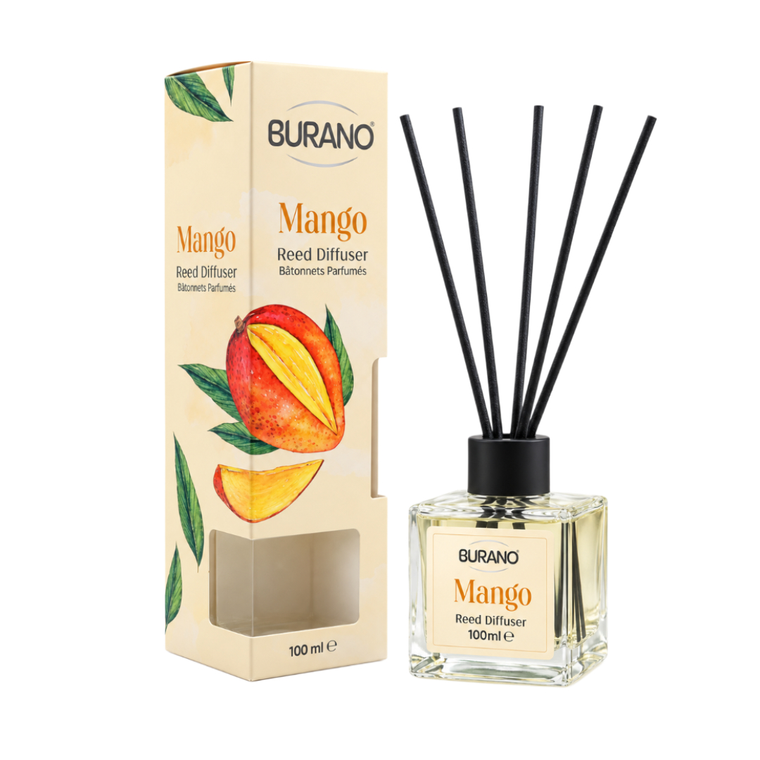 Difuzor de aromă BURANO "Mango", 100 ml, bej