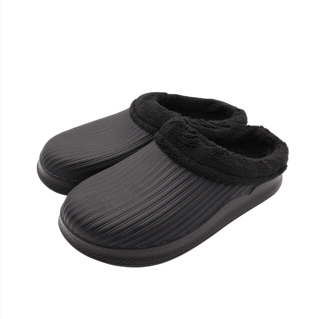 Galoși pentru bărbați M25-171, profil jos, cu blană, PVC, nergu, mărimea 40-41 / 44-45