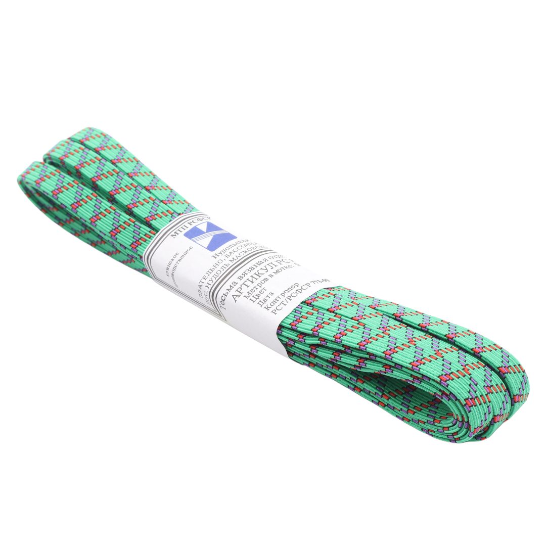 M19-93 Elastic, multicolor, 5M (4pcs) 1/400 buc - Зелёный