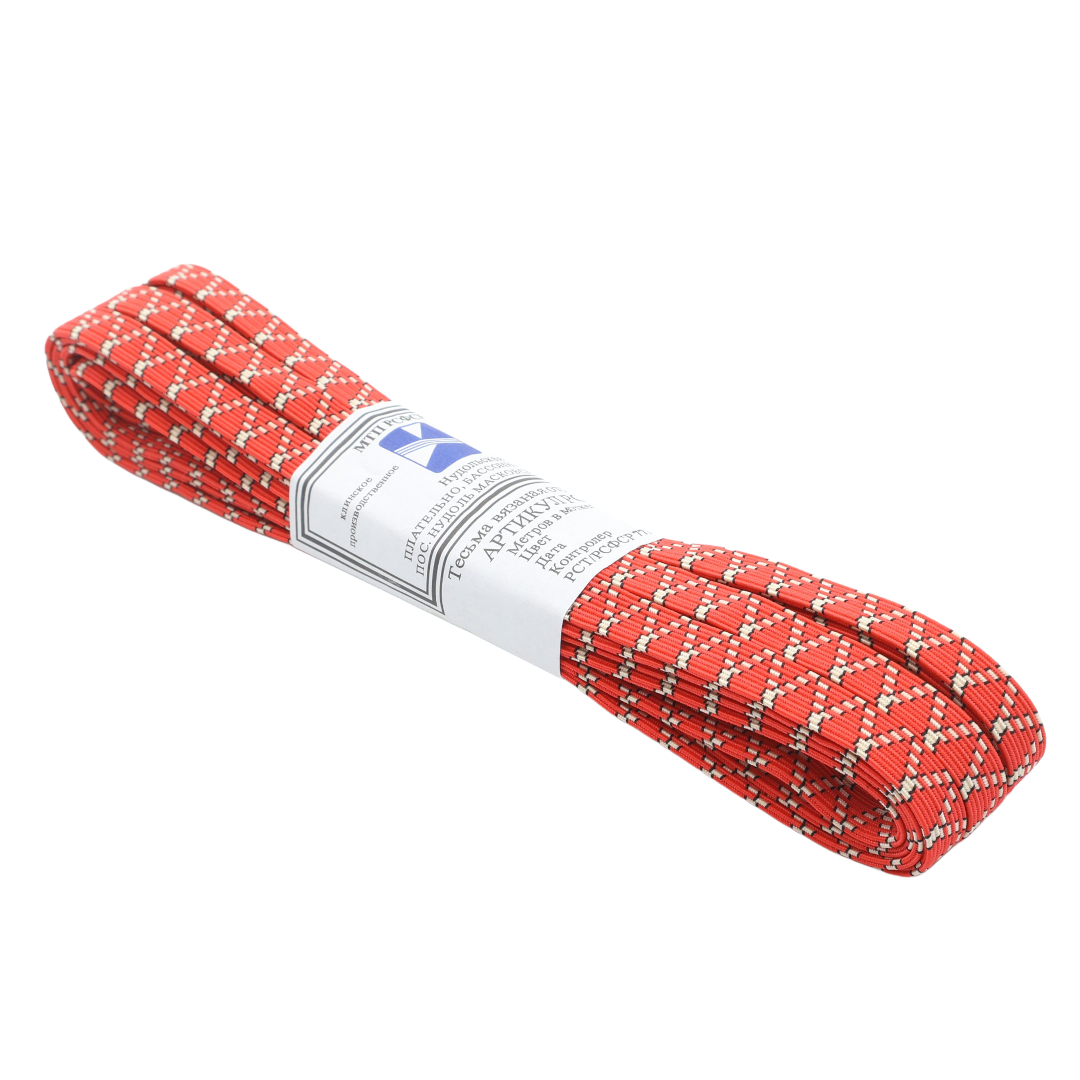 M19-93 Elastic, multicolor, 5M (4pcs) 1/400 buc - Красный