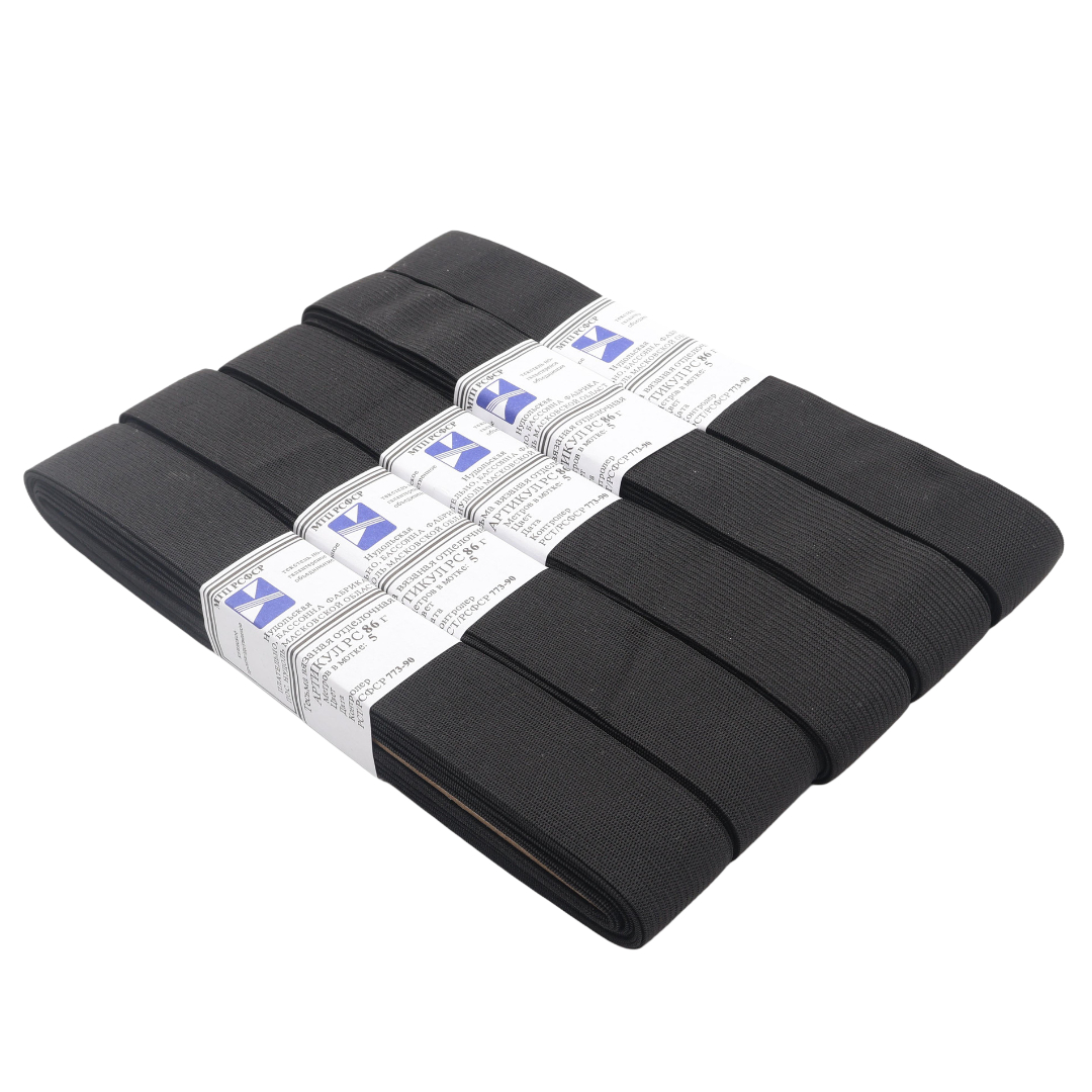 M19-95 Elastic, lat negru, 5M*3cm (5pcs) 1/400 buc - thumbs image 3