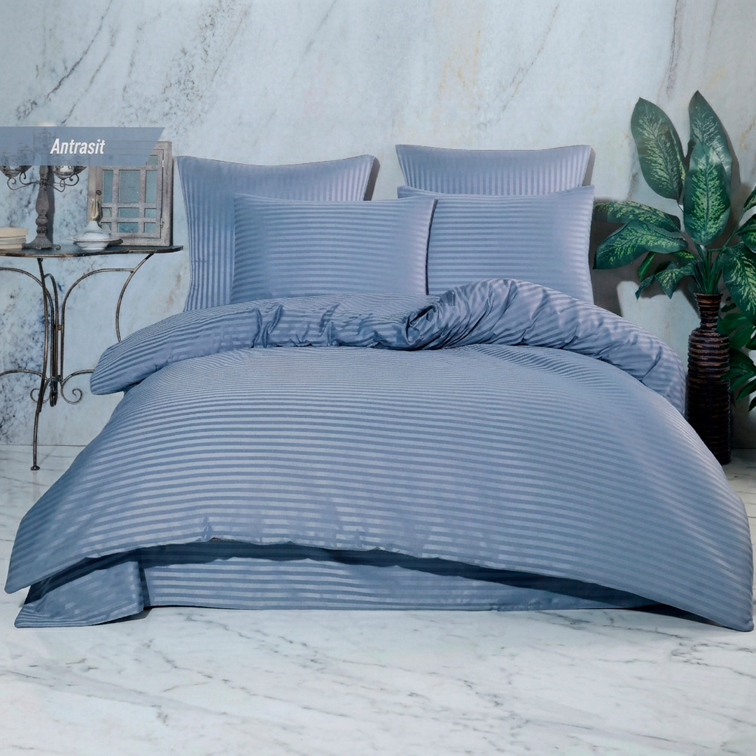 Lenjerie de pat IPECKE, Deluxe Satin, 200 x 220 cm, 4 piese - thumbs image 1