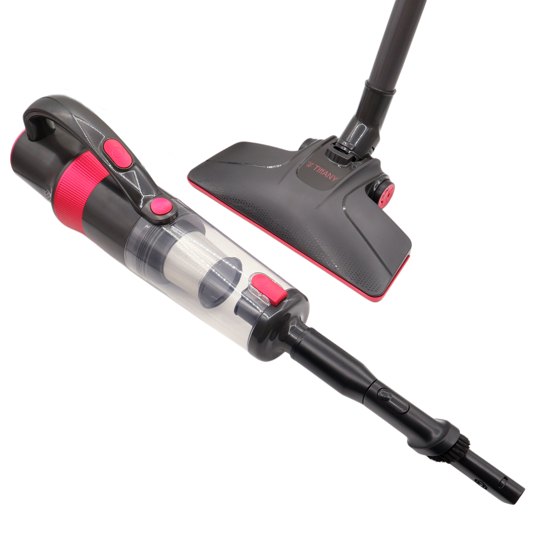 Aspirator de mână Tiffany TF-7007, gri cu roz, plastic, 1600 W, 220 V - thumbs image 3