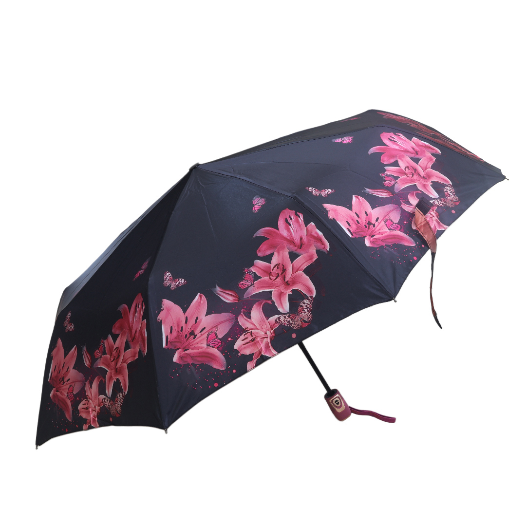 Umbrelă pliabilă Universal M16-423, automat, poliester, multicolor, 99 cm