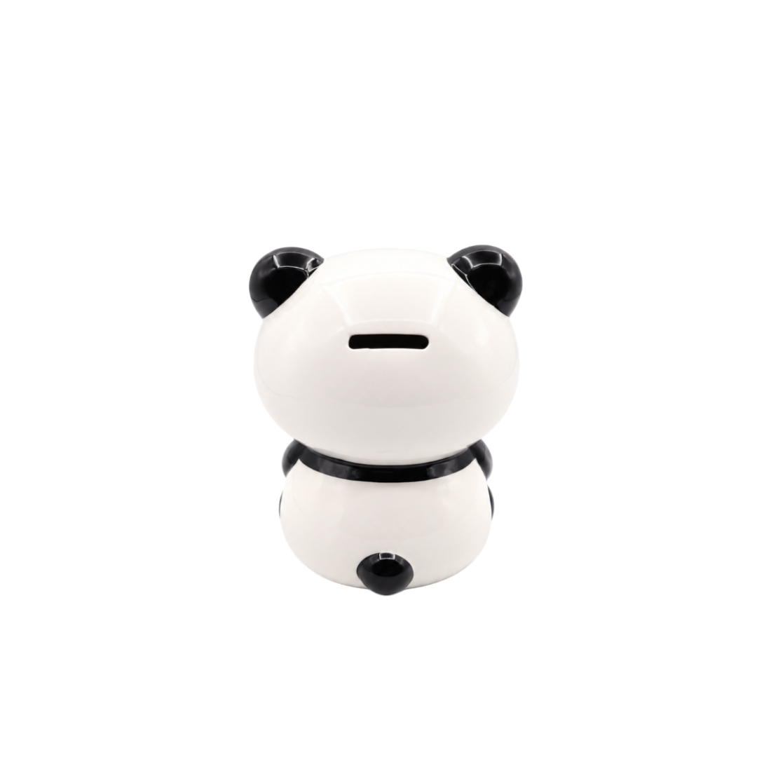 Pușculiță "Panda" M28-38, ceramică, alb, 13.5 X 12.5 X 16.3 cm - thumbs image 2