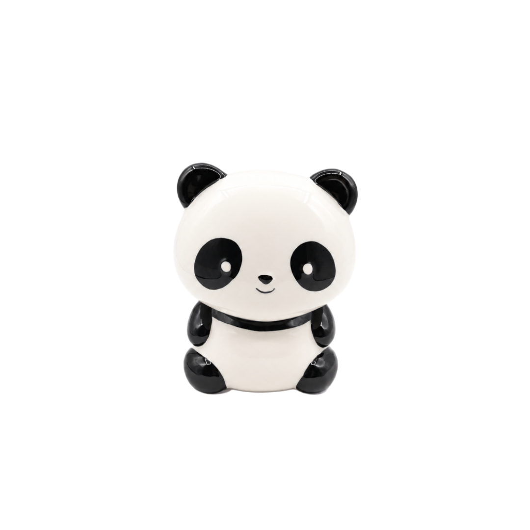 Pușculiță "Panda" M28-38, ceramică, alb, 13.5 X 12.5 X 16.3 cm