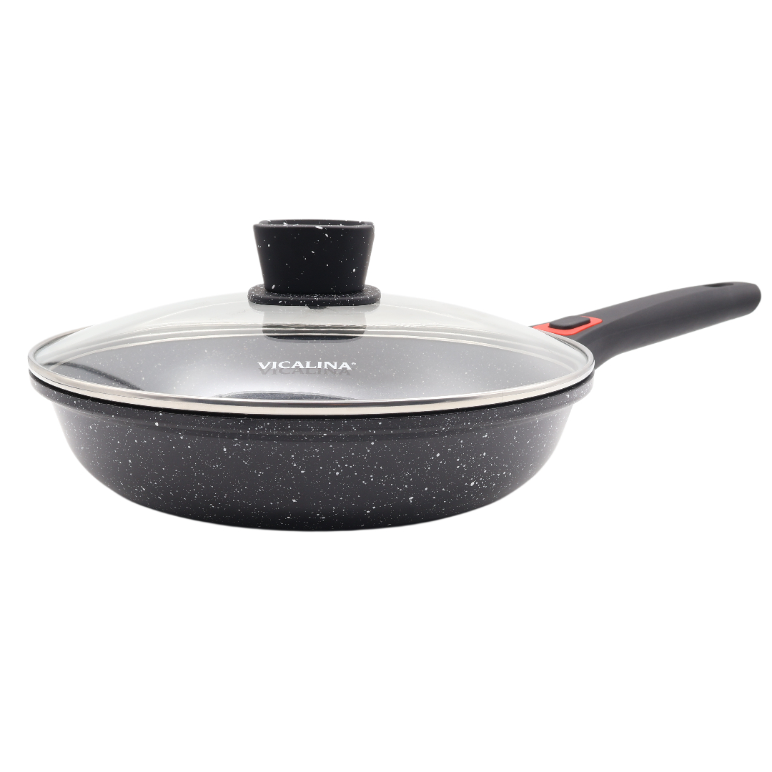 Set din 9 piese Vicalina VL-0119, acoperire ceramică, (24cm - 4.6L), (26 cm - 5.9L), (28cm - 7.4L), (22cm - 0.55L), (26cm - 2.4L) - thumbs image 5