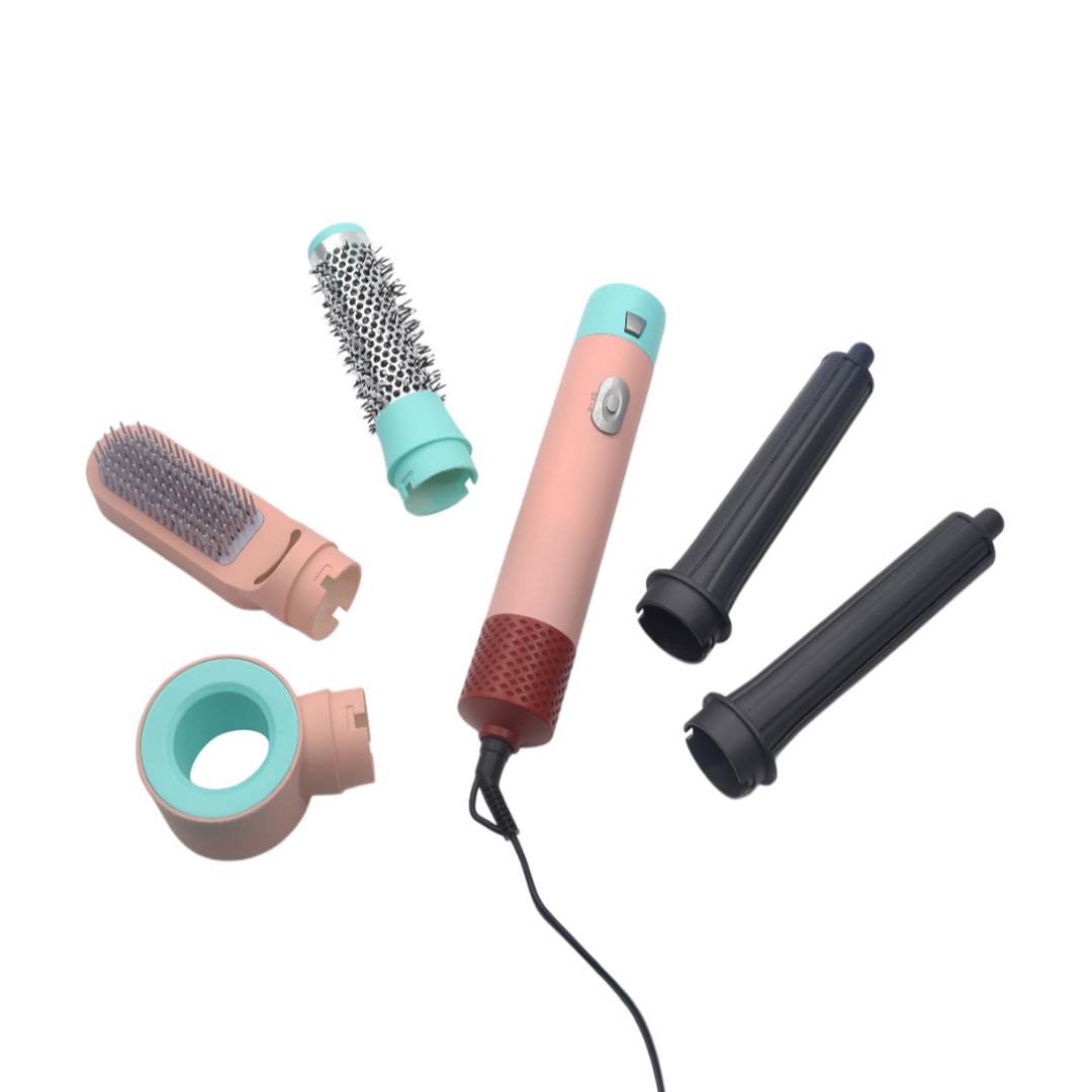 Multistyler pentru păr 5 în 1 M22-125-1, plastic, roz, 600 W