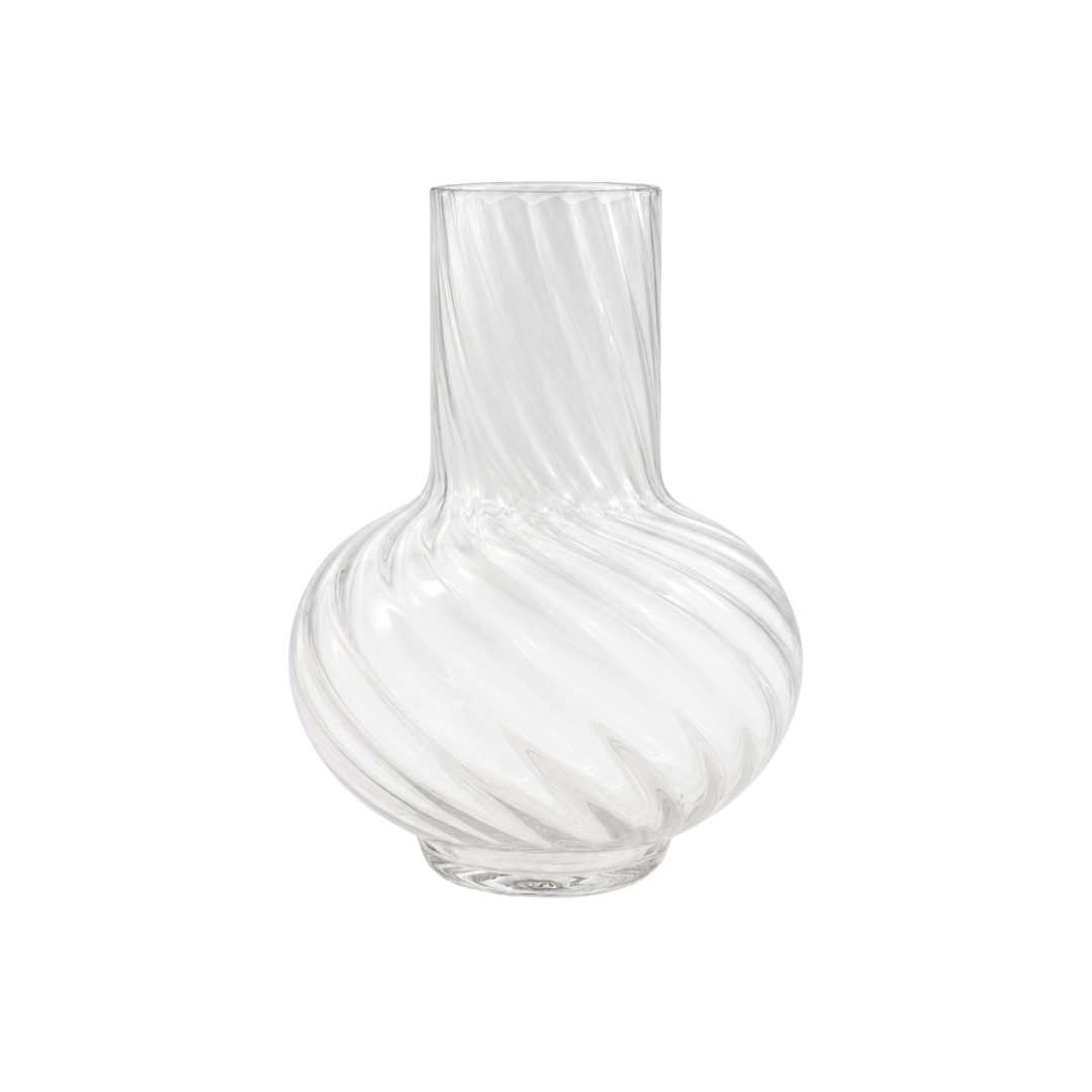 Vază pentru flori M26-180, sticlă, transparent, 8 x 23 cm