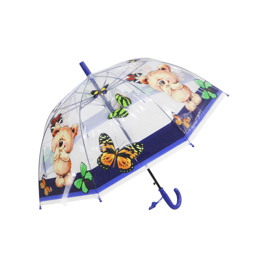 Umbrelă pentru copii frei Regen M16-392, semiautomat, poliester, albastru închis, 76 cm