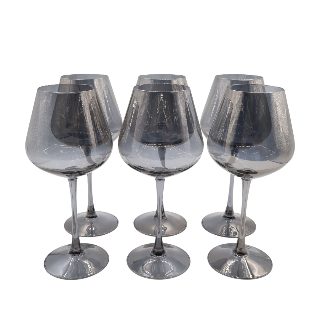 Set 6 pahare pentru vin M21-330, gri, sticlă sodocalcică, 520 ml - thumbs image 2