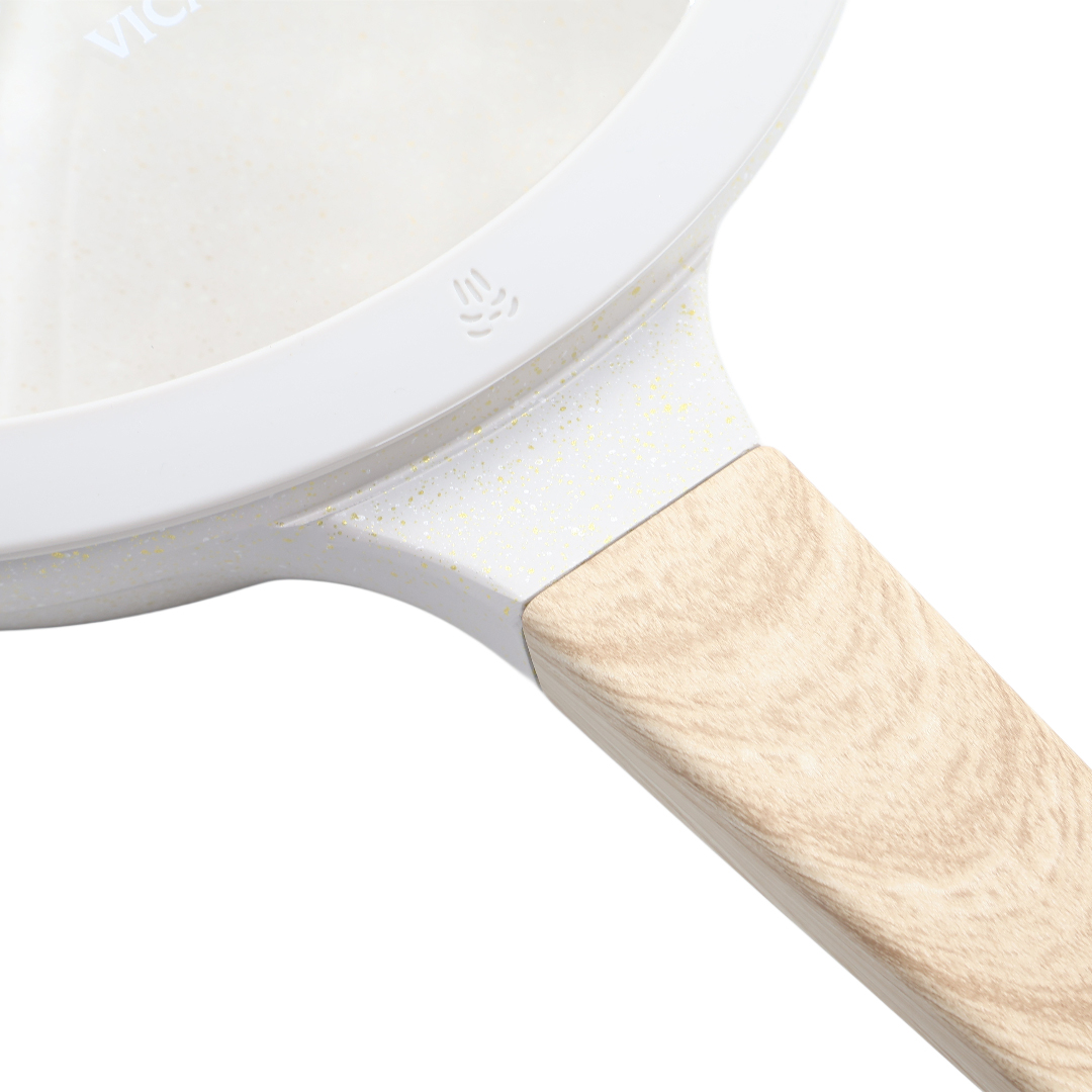 Tigaie Vicalina VL-0526, acoperire ceramică, 26 cm, cu capac, 2.9 L - thumbs image 2