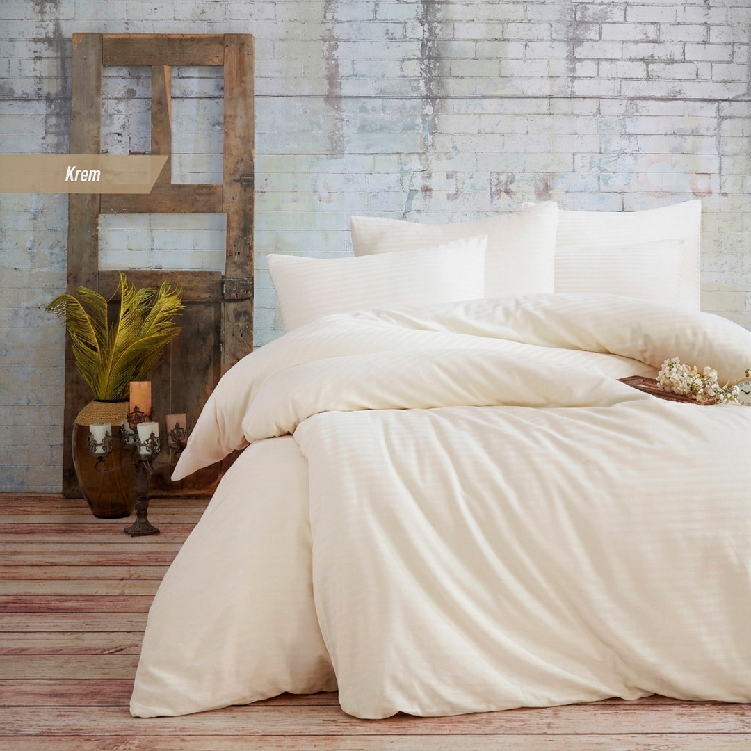 Lenjerie de pat IPECKE, Deluxe Satin, 200 x 220 cm, 4 piese