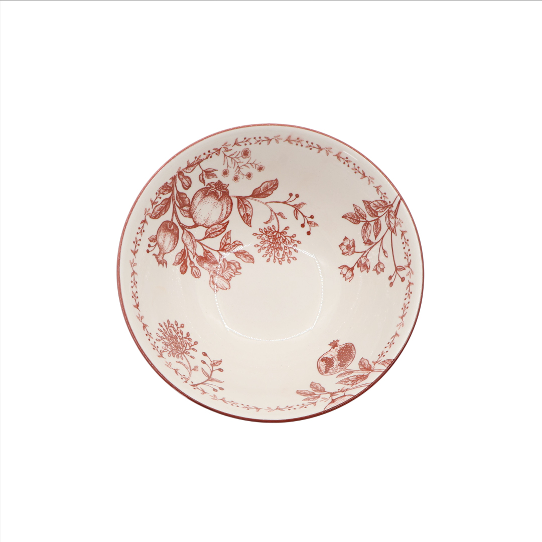 Bol Gupan M26-143, ceramică, imprimeu rodie, 15.5 x 6.3 cm - thumbs image 2