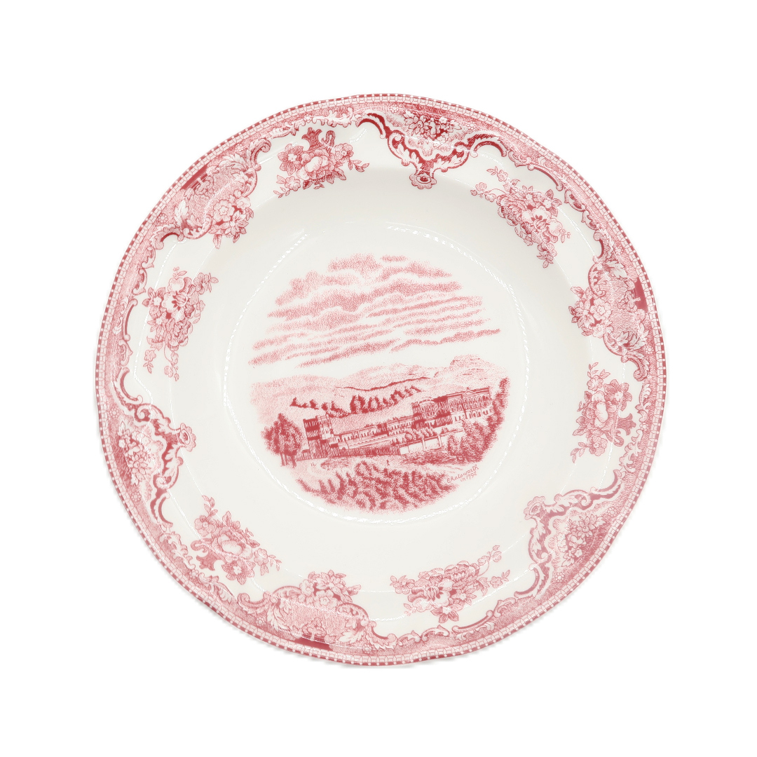 Винтажная тарелка BYFOMA M21-11, керамика, принт с замком, 3.4x22.1 см - thumbs image 2