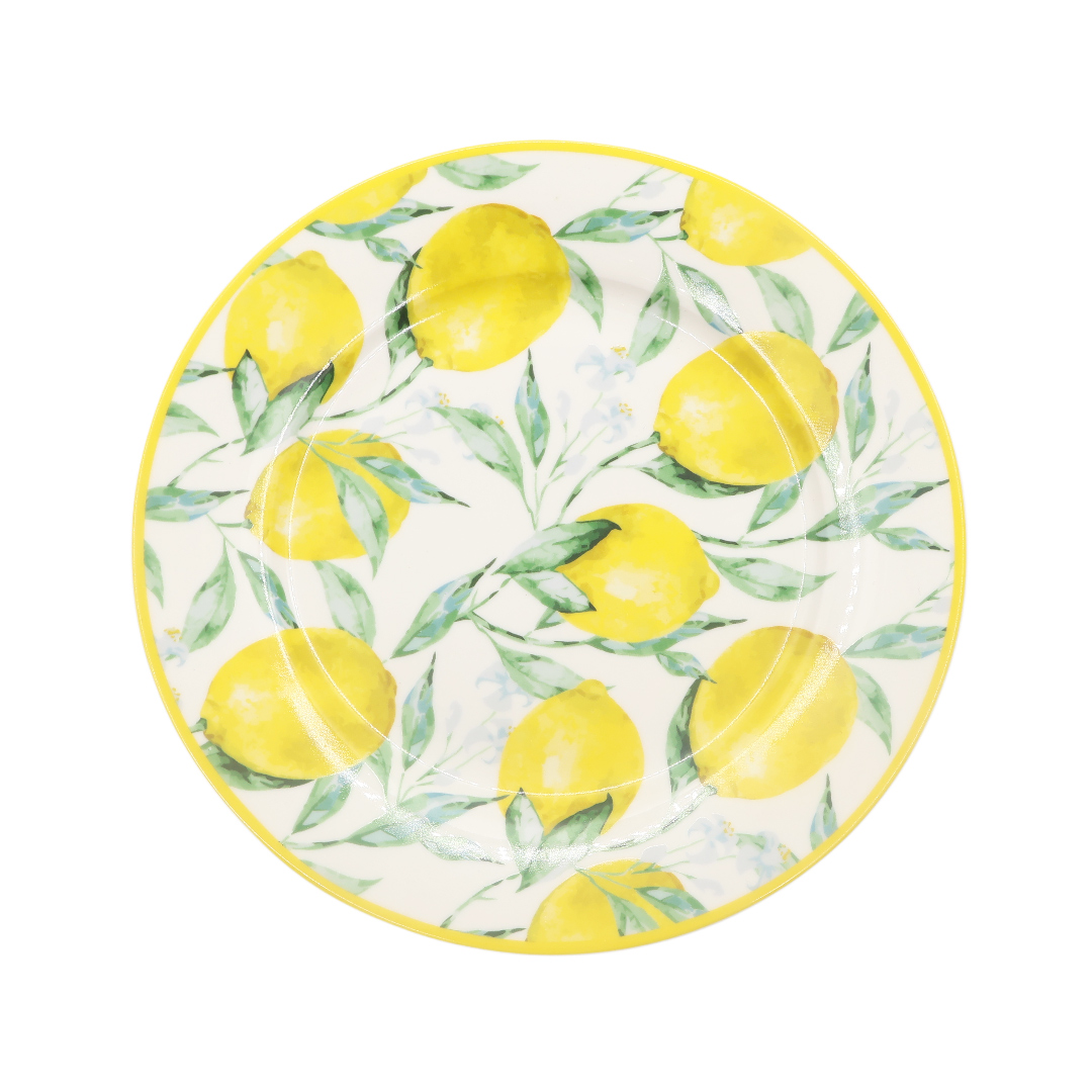 Farfurie BYFOMA M16-481, ceramică, imprimeu lămâie, 1.7x20.5 cm - thumbs image 2