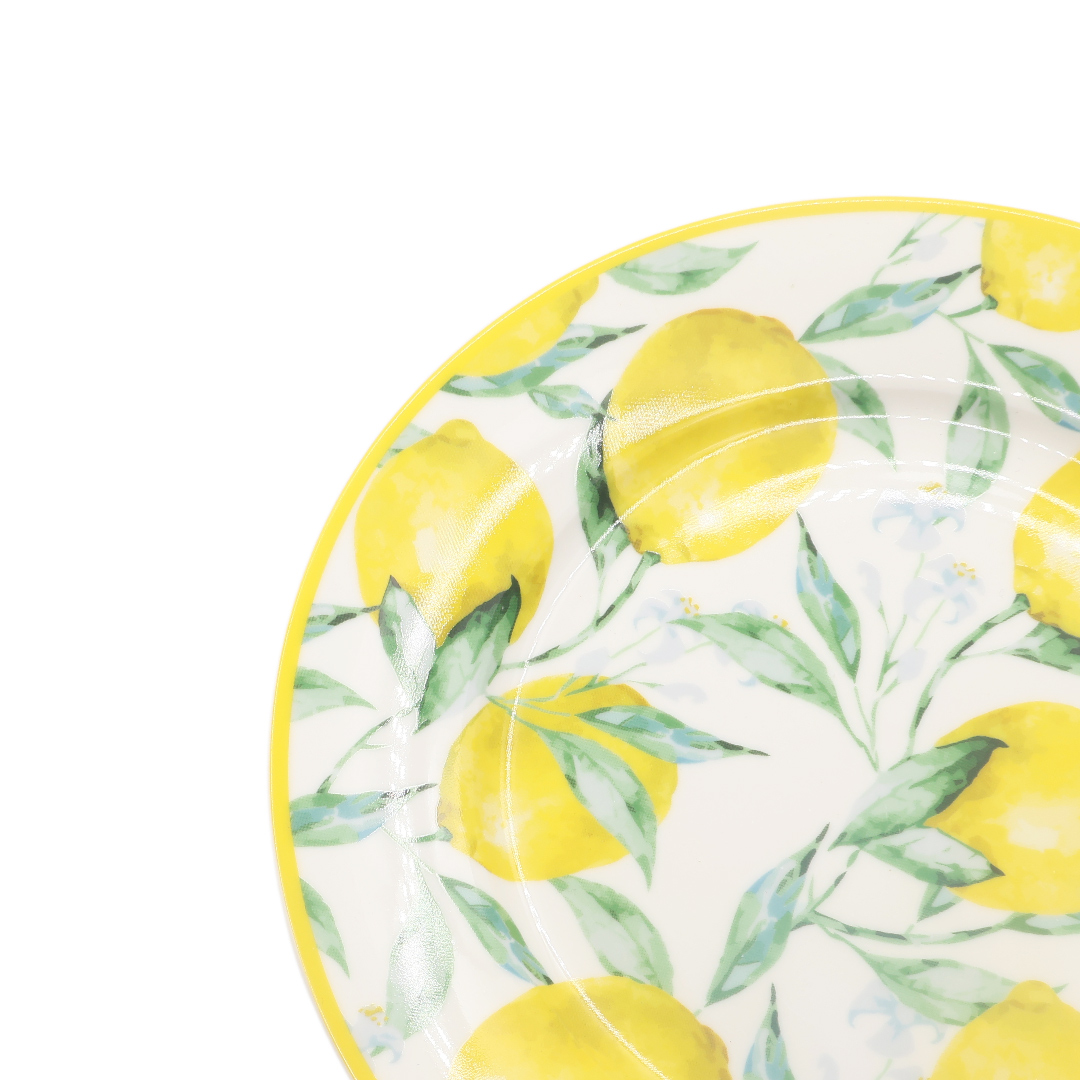 Farfurie BYFOMA M16-481, ceramică, imprimeu lămâie, 1.7x20.5 cm - thumbs image 3