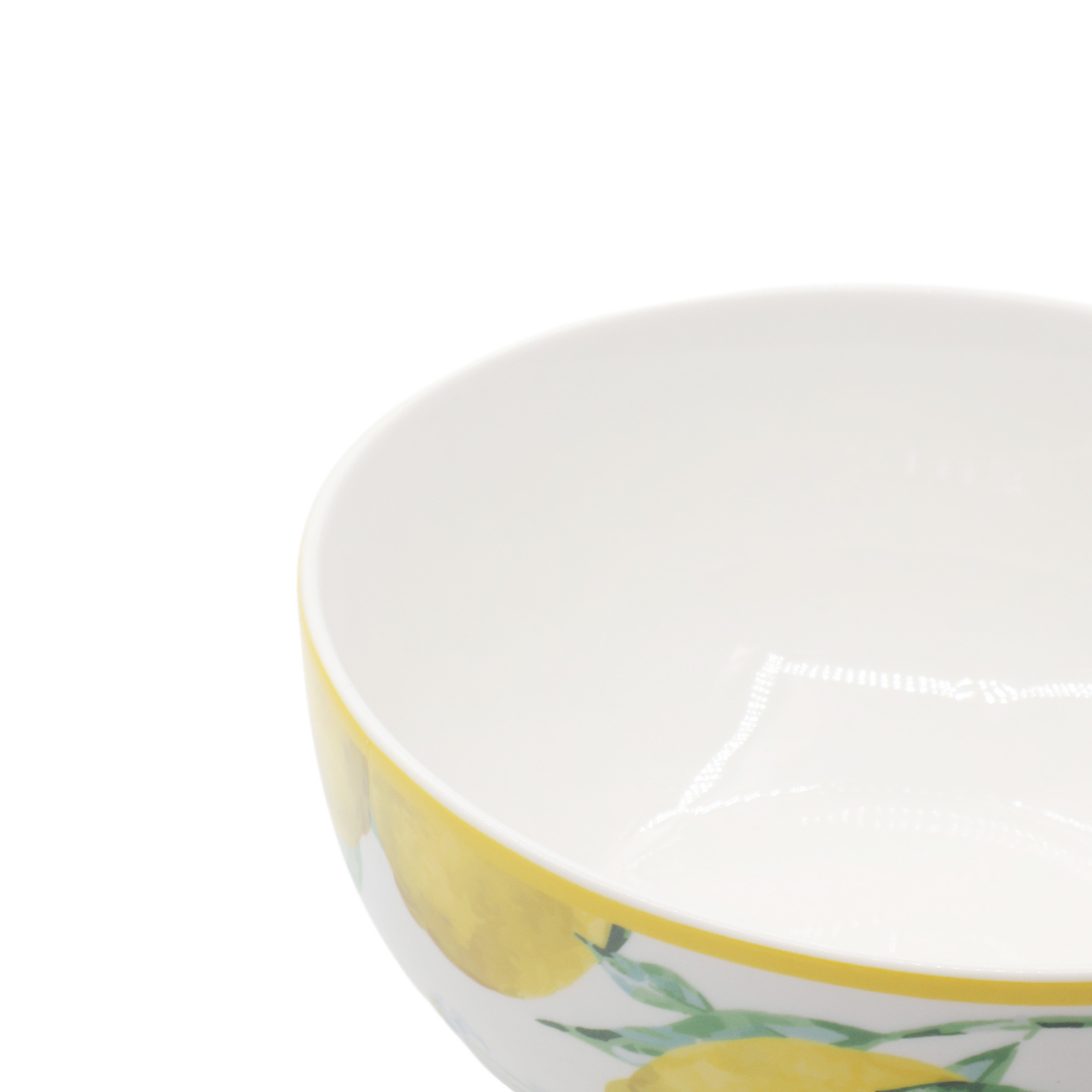 Bol BYFOMA M16-482, ceramică, imprimeu lămâie, 6.9x15.6 cm - thumbs image 3