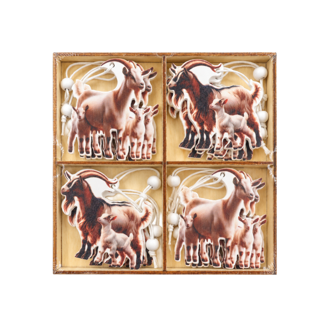 Set decorațiuni pentru brad M26-64, lemn