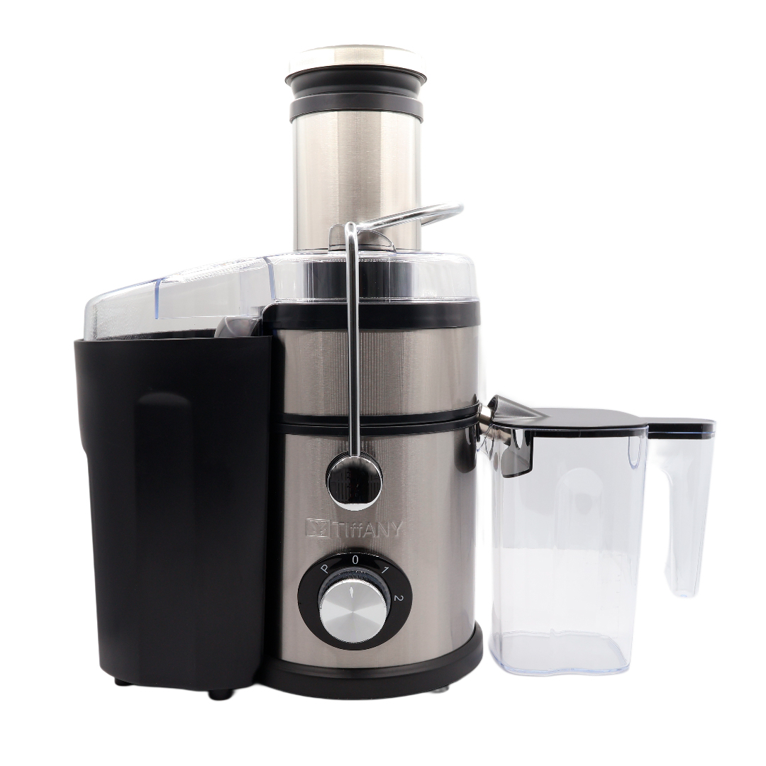 Blender robot multifuncțional 4 în 1 Tiffany, TF-9006, argintiu, plastic și oțel inoxibil, Storcător de suc, Blender, Tocător, Râșniță de cafea, 1800 W - thumbs image 2