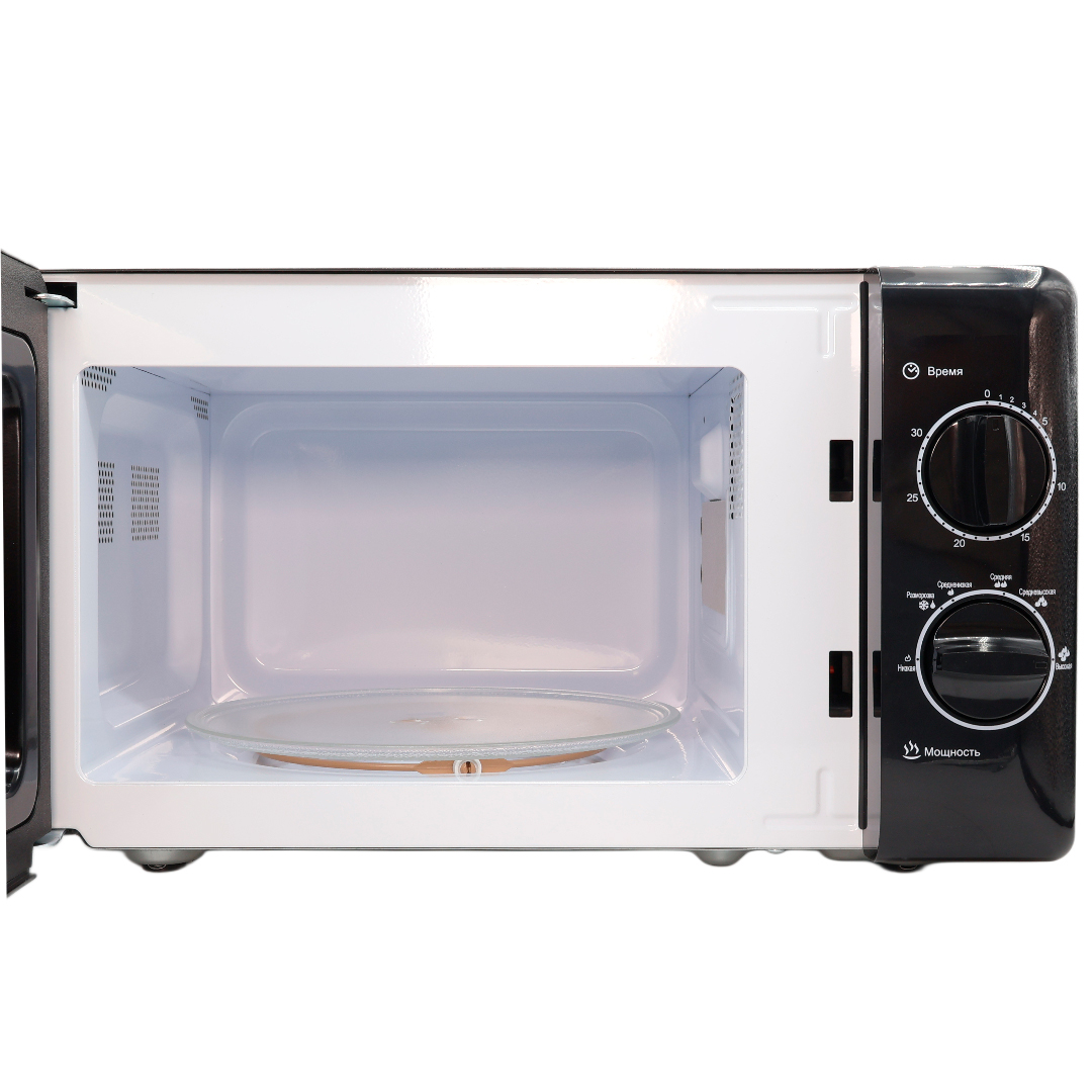 Cuptor cu microunde Tiffany TF-1666, negru, plastic, oțel emailat, sticlă, 20 L, 700 W - thumbs image 2