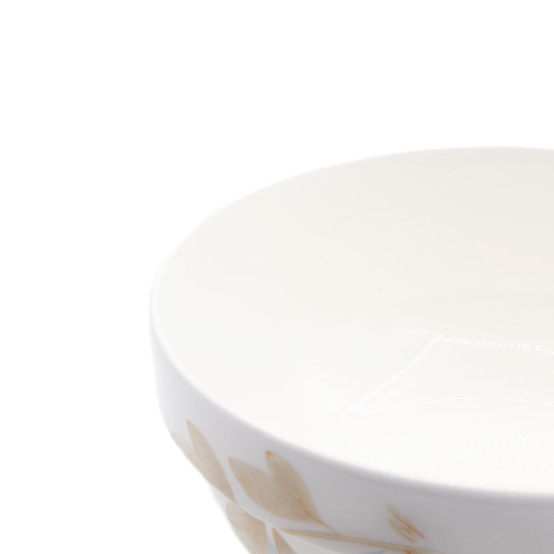 Salatieră Gupan M14-128-2, ceramică, imprimeu crenguță, 8.9x20.3 cm - thumbs image 3