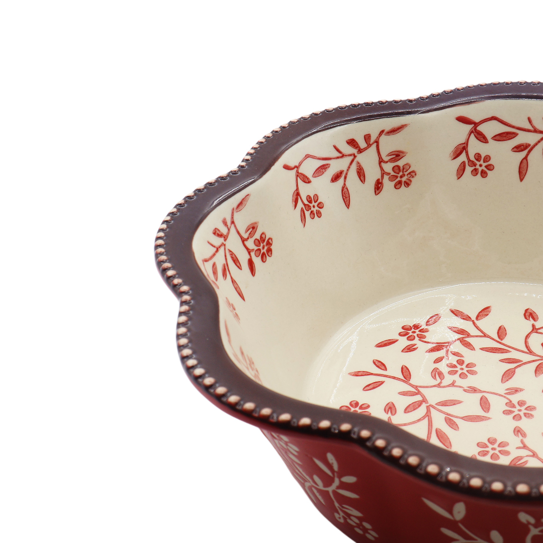 Форма для выпечки M21-112, керамика, бордовый, 26.6x26.6x7.7 см - thumbs image 3