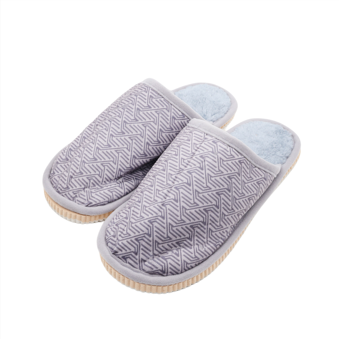 Papuci de cameră bărbați M26-450, textil, talpa EVA, multicolor, marimea 40-41 / 44-45 - thumbs image 1