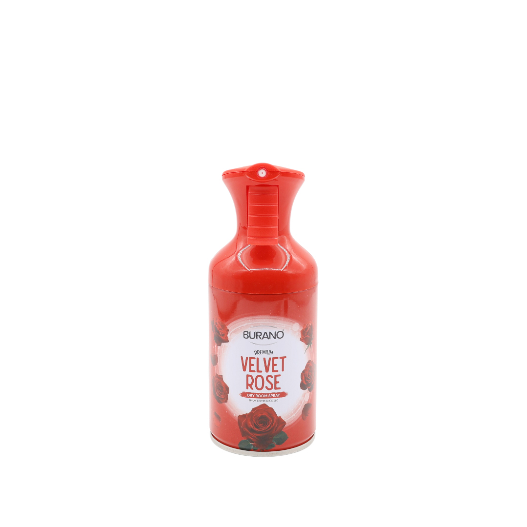 Odorizant spray Burano "Velvet Rose", 250ml, rușu