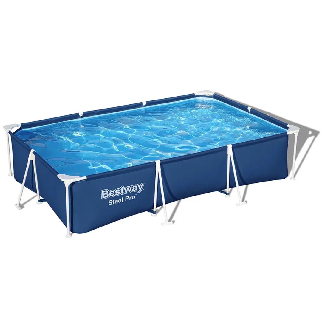 Piscină cu cadru metalic Bestway M25-70, albastru, supraterană, PVC și fier galvanizat 3300 L, 3.00м x 2.01м x 66см - thumbs image 2