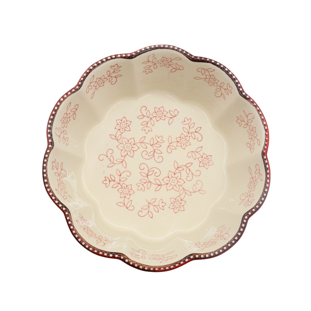 Форма для выпечки M21-105, керамика, бордовый, 21.8x21.8x7.7 см - thumbs image 2