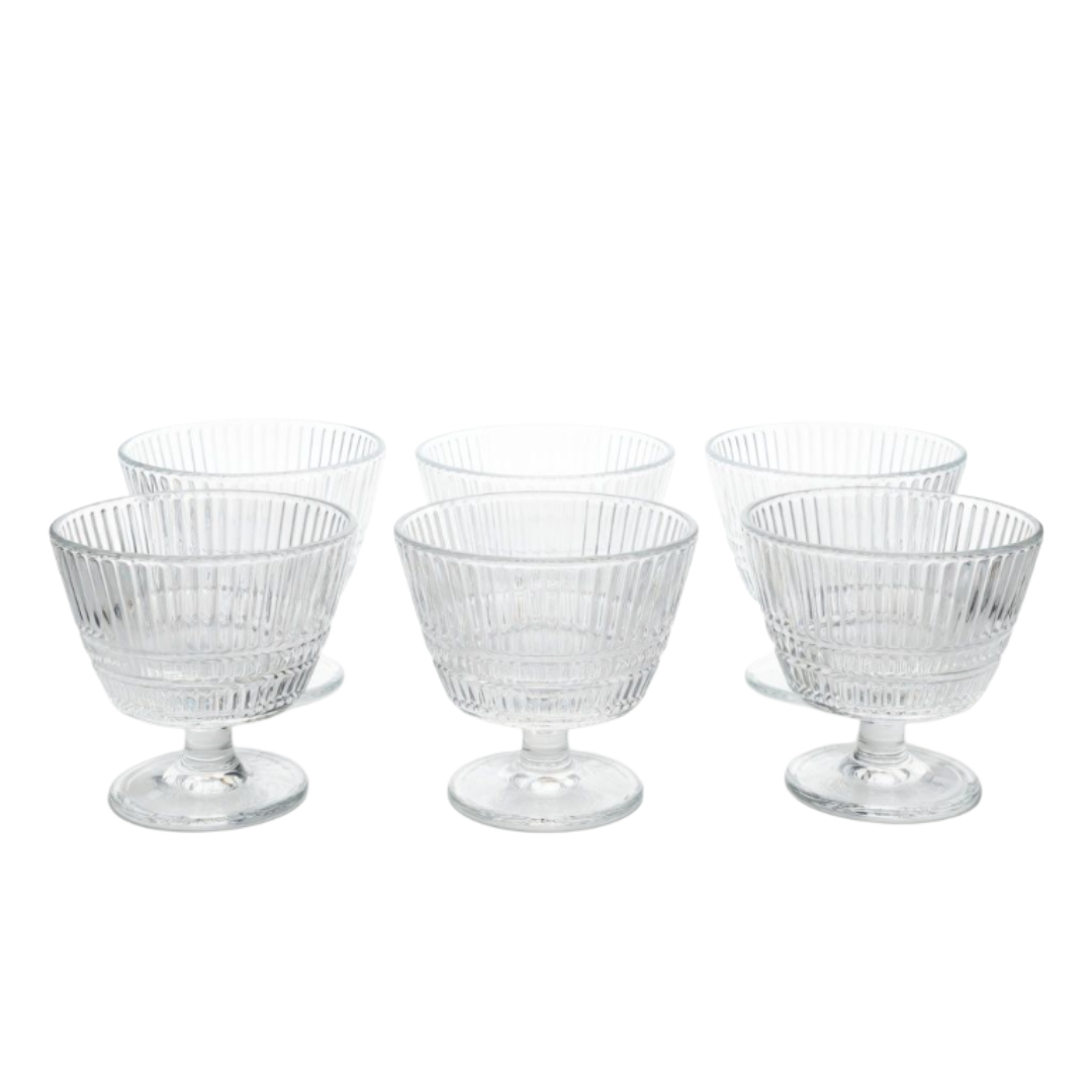 Set 6 cupe pentru inghețată, M21-341, Sticlă sodocalcică, 340 ml - thumbs image 2