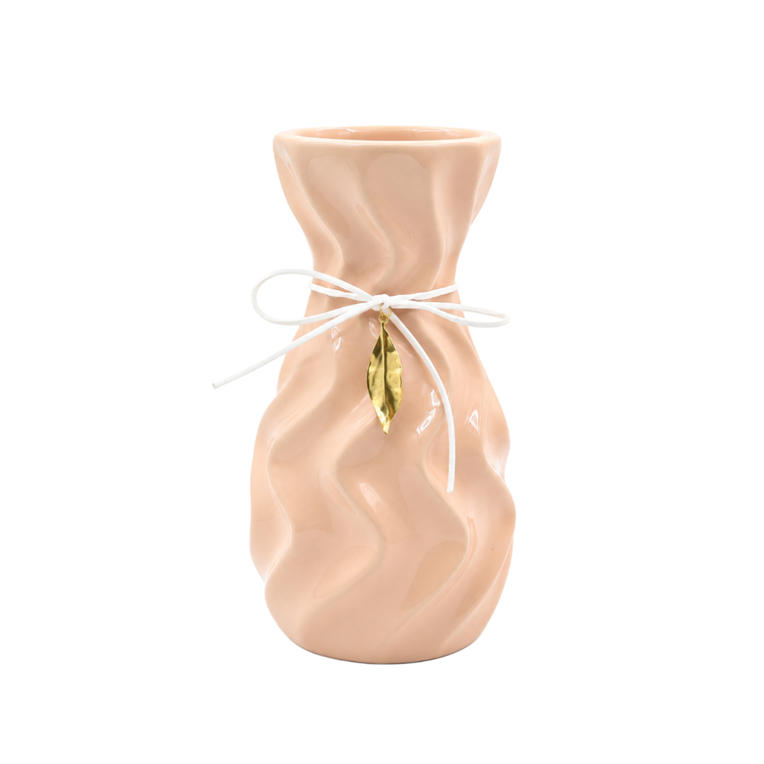 Vază pentru flori M26-332, ceramică, multicolor, 20 x 11 cm - Persic