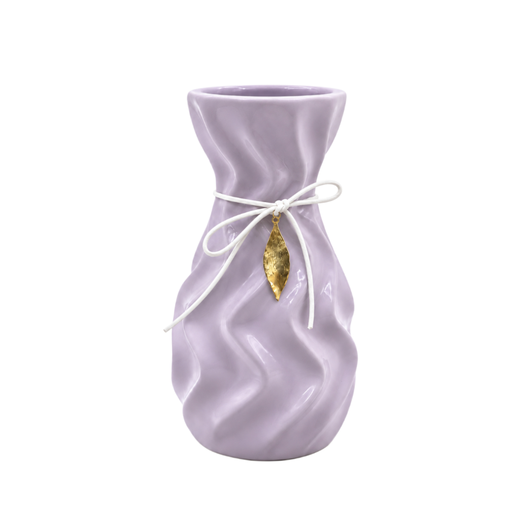 Vază pentru flori M26-332, ceramică, multicolor, 20 x 11 cm