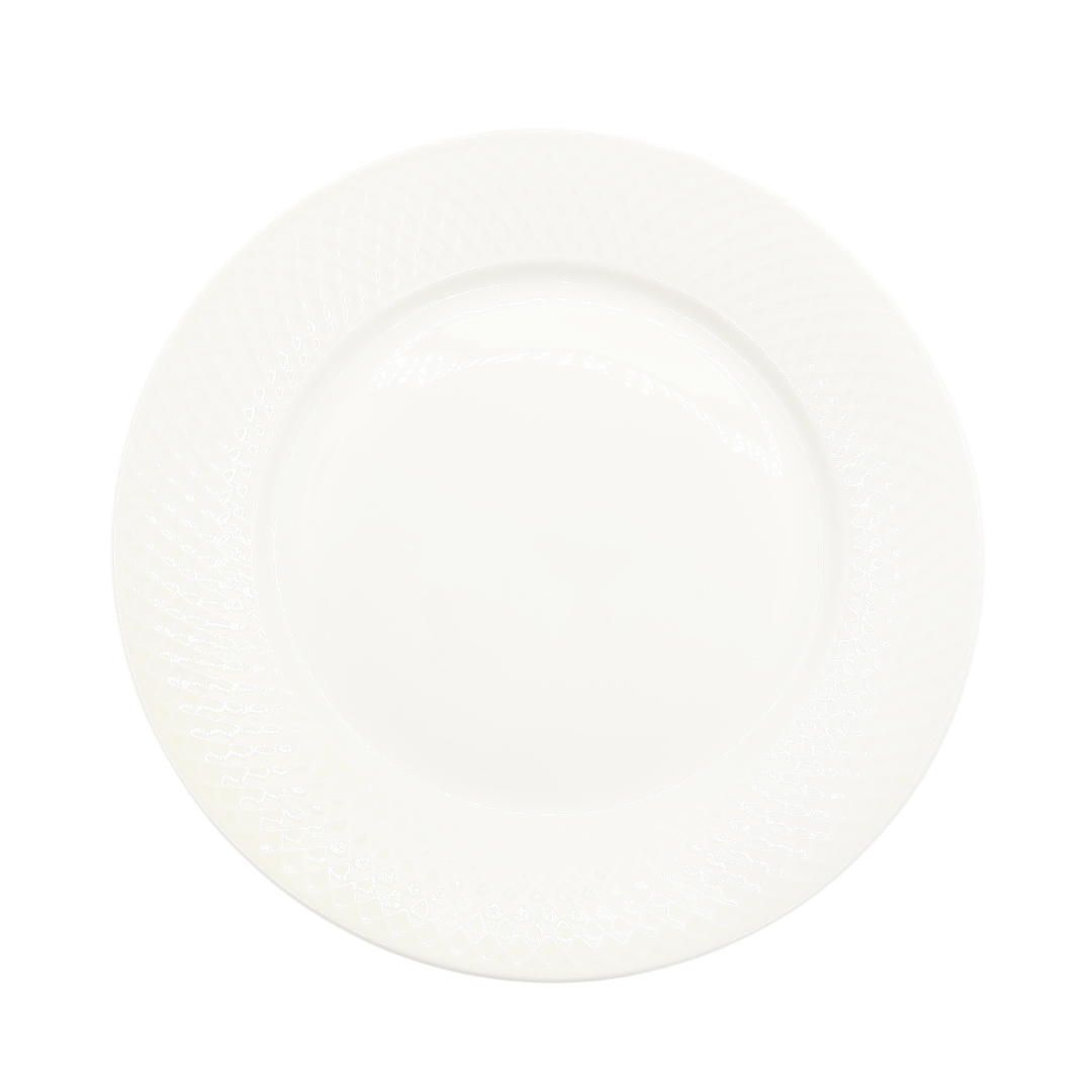 Farfurie Wilmax M8-102, ceramică, alb, 2.8x25.5 cm - thumbs image 2