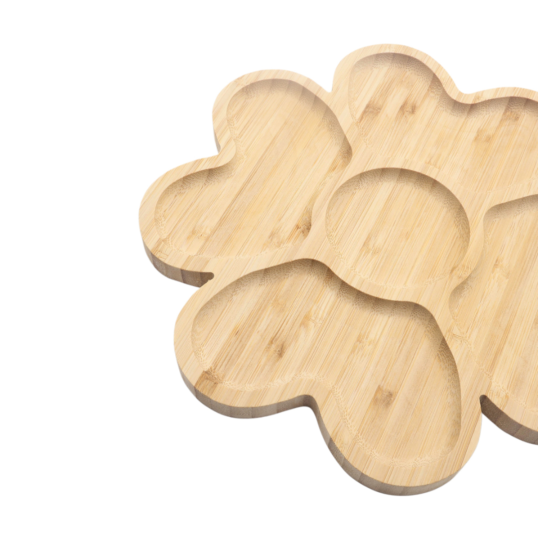 Менажница M16-208, бамбук, 5 секций, 24.5x24.5x1.5 см - thumbs image 4