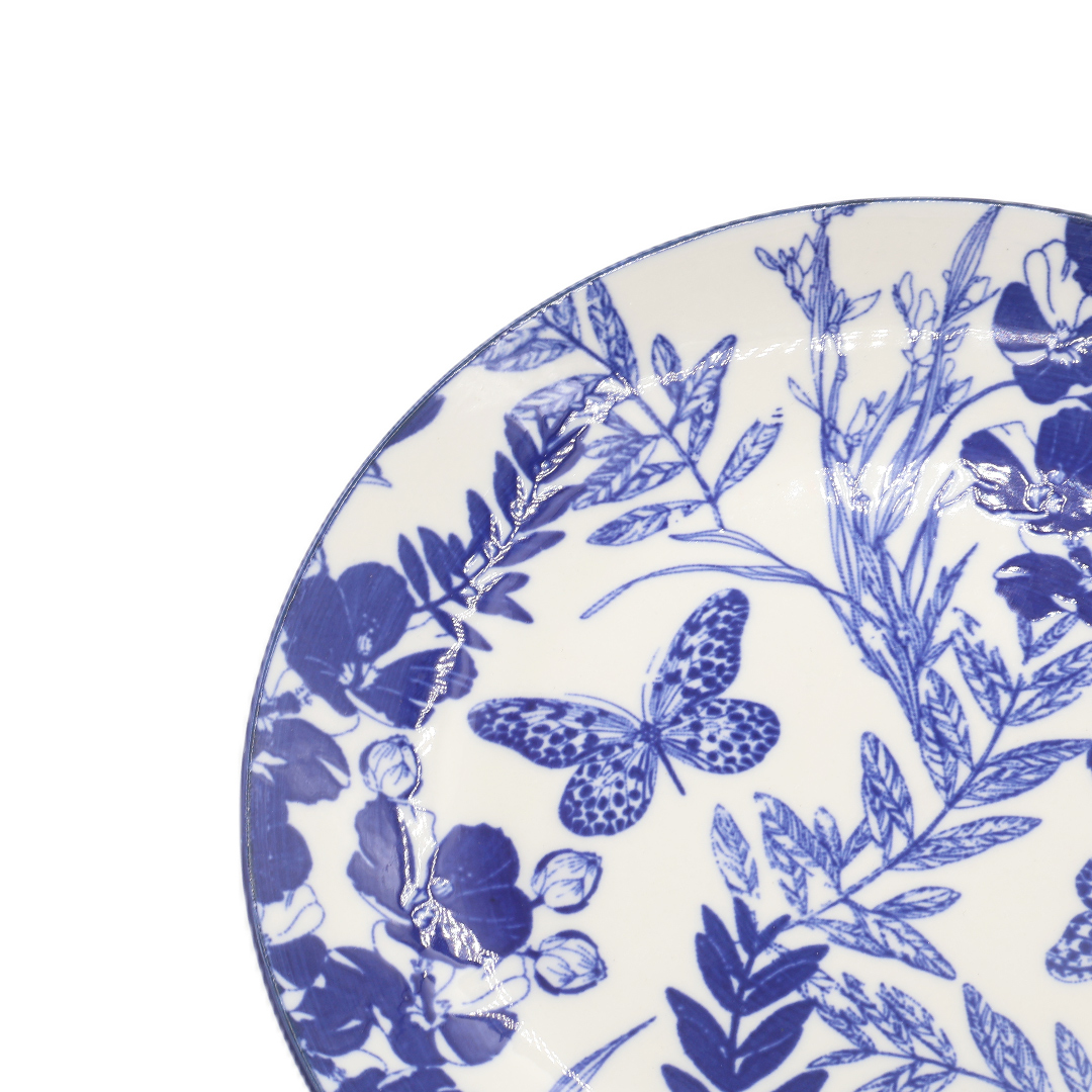 Farfurie Gupan M16-37, ceramică, imprimeu fluturi, 2.4x19.3 cm - thumbs image 3