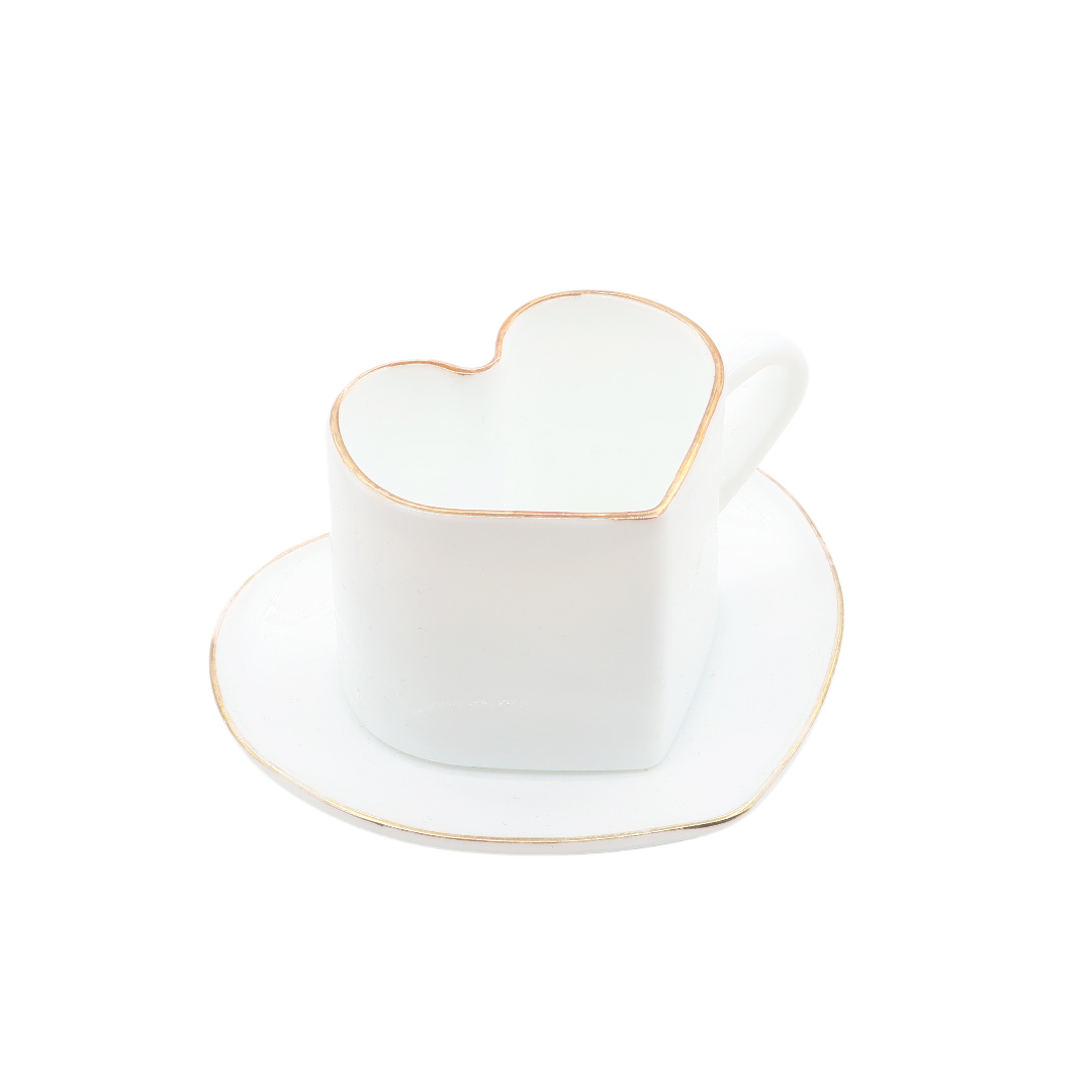 Набор чашек c блюдцами M8-284, 150 мл, керамика, белый - thumbs image 3