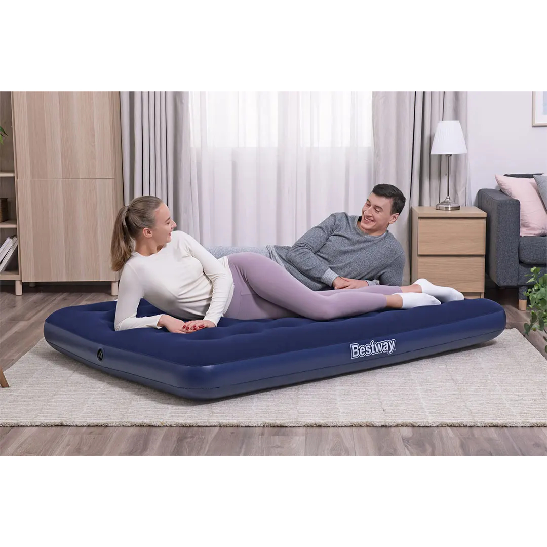 Saltea golflabilă Bestway, M25-89, albastru, 1.91 m x 1.37 m x 22 cm, vinil rezistent, greutatea maximă 300 kg - thumbs image 6