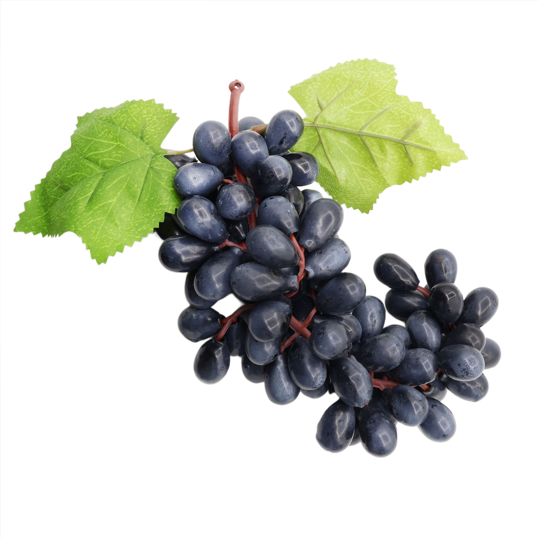 Fruct artifical "Strugure" M26-310, silicon și cauciuc, violet, 29 cm - thumbs image 2