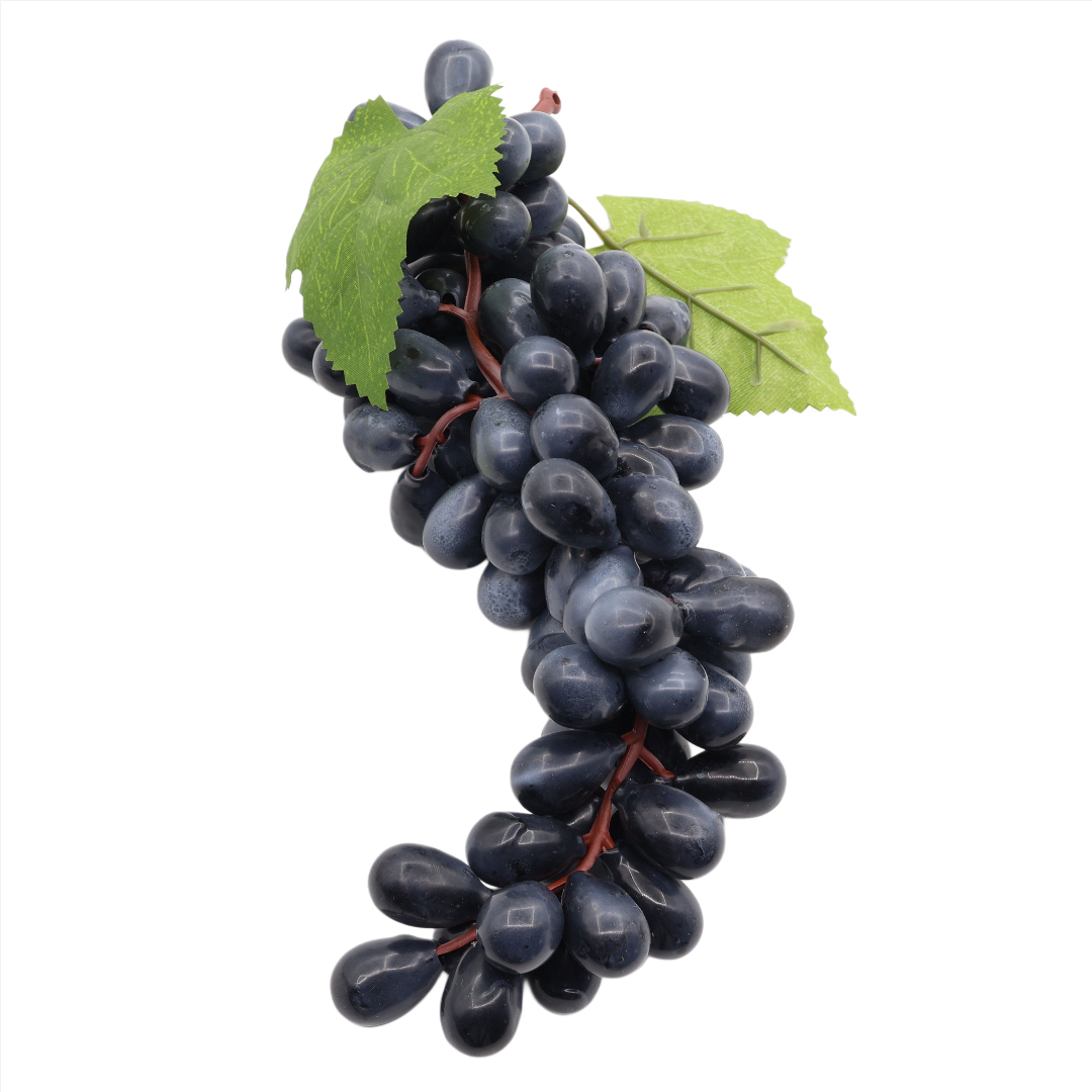 Fruct artifical "Strugure" M26-310, silicon și cauciuc, violet, 29 cm