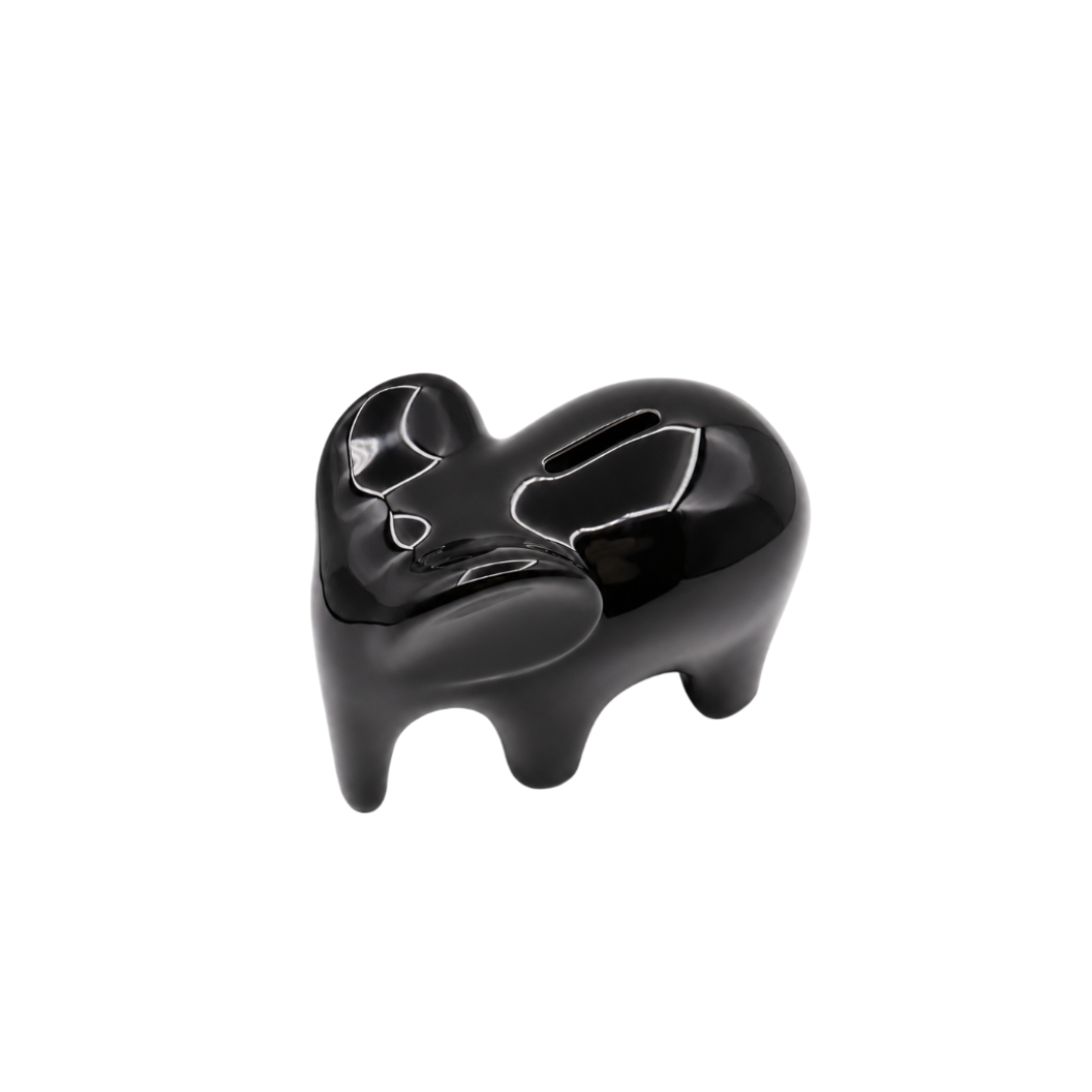 Pușculiță "Elefant" M28-33, ceramică, nergru, 18 X 9 X 15.4 cm - thumbs image 3