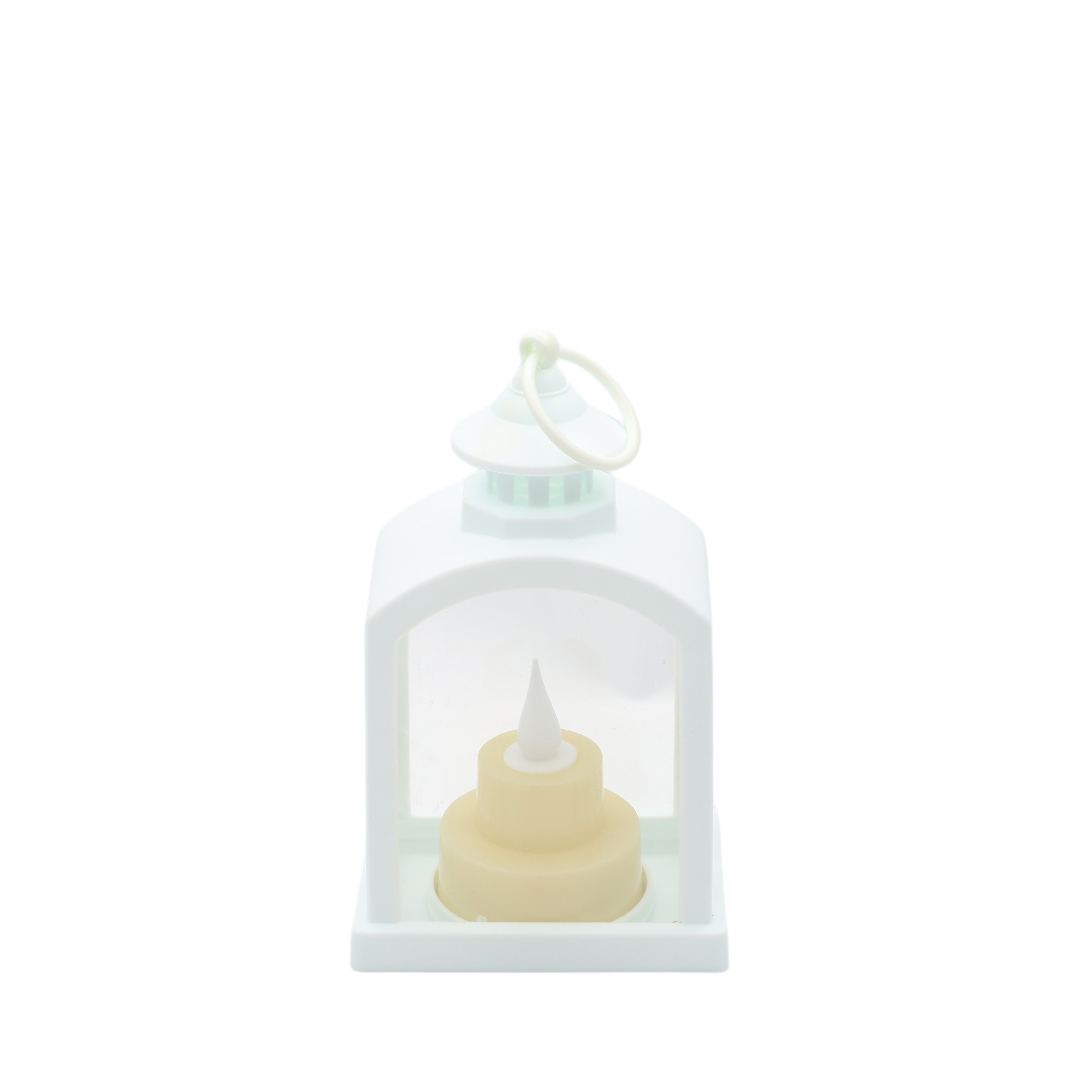 Felinar suspendat cu lumânare LED M20-84, plastic, multicolor