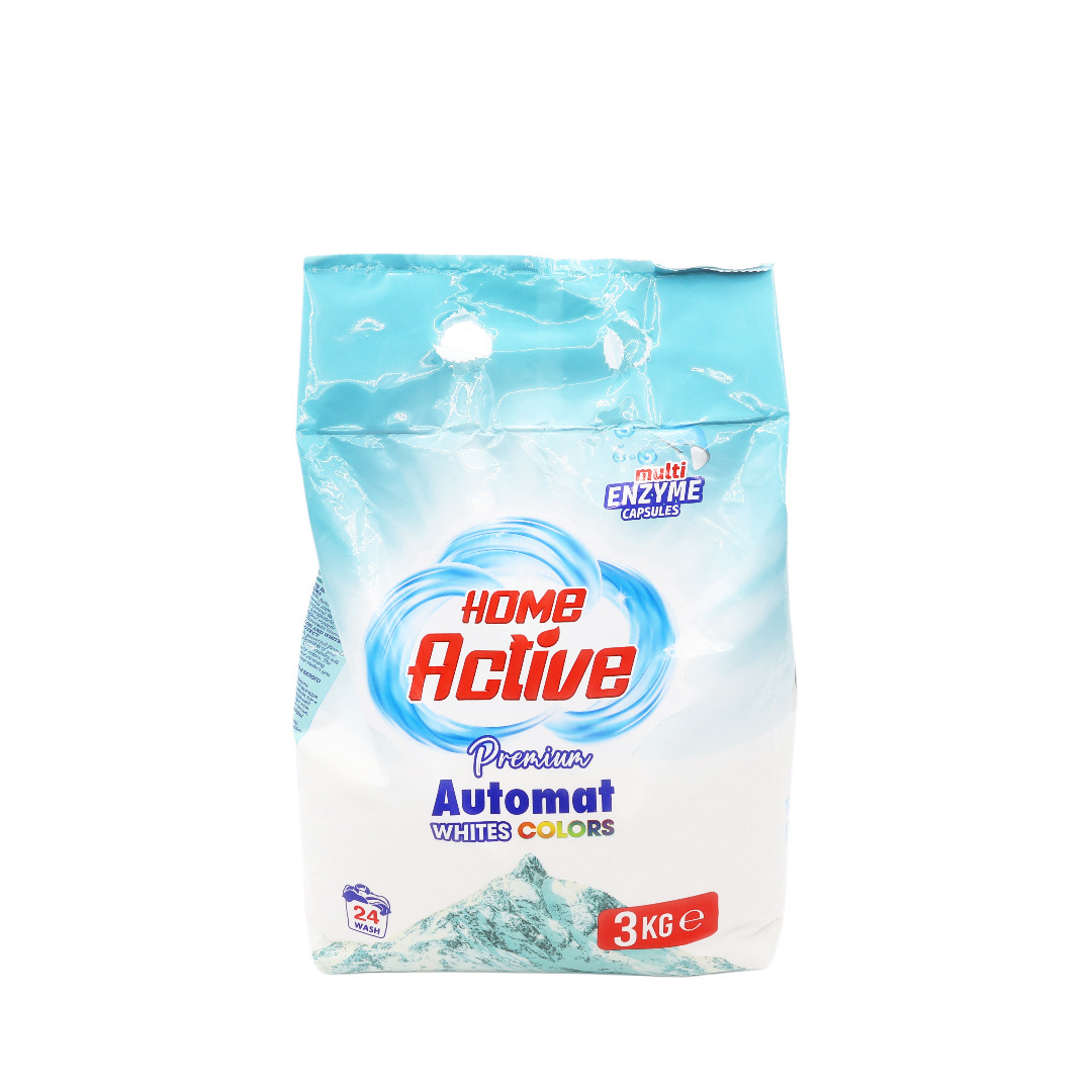 HA-19 Detergent praf Home Active, Munte, 3 kg (1/6 buc)