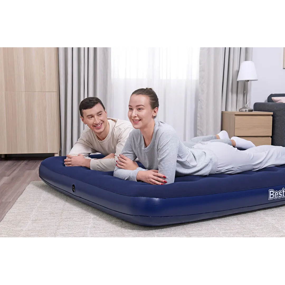 Saltea golflabilă Bestway, M25-90, albastru, 2.03 m x 1.83 m x 22 cm, vinil rezistent, greutatea maximă 300 kg - thumbs image 6