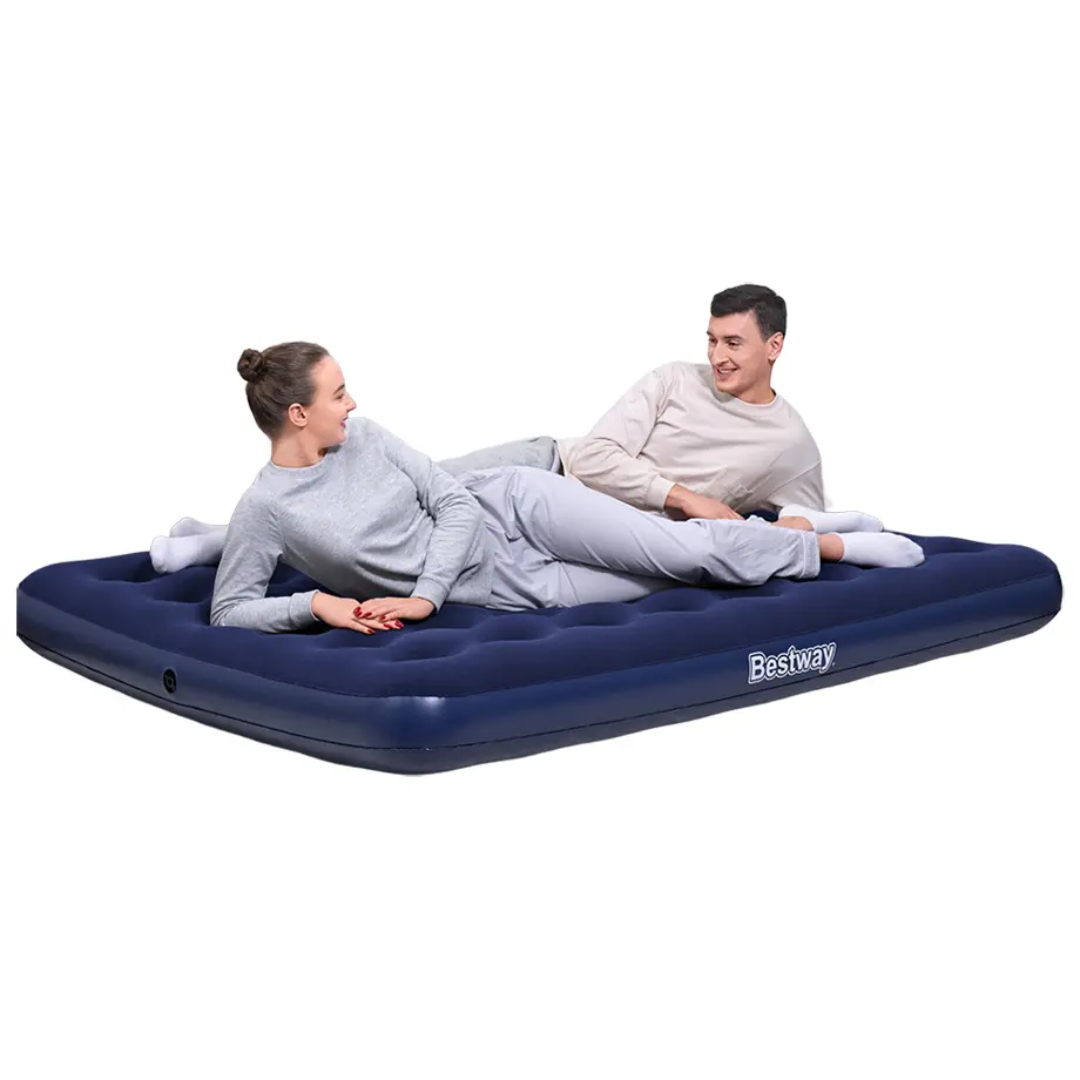 Saltea golflabilă Bestway, M25-90, albastru, 2.03 m x 1.83 m x 22 cm, vinil rezistent, greutatea maximă 300 kg